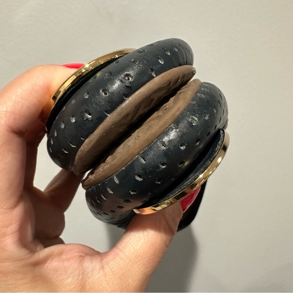 Tory Burch Reva Perforated Navy Flats Size 5.5 - Picture 10 of 13